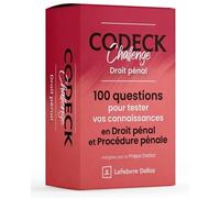 Codeck Challenge : Droit pénal et procédure pénale: 100 questions pour tester vos connaissances en droit pénale et en procédure pénale
