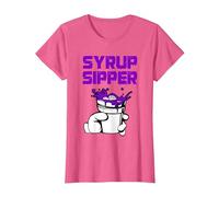 Codeine Lean - Vaso Doble de Espuma de poliestireno, Color Morado Camiseta, Mujer, Rosa Jaspeado, M