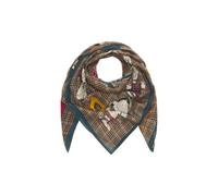 CODELLO 62T0066 Printed Square Mix Peanuts Snoopy Pañuelo para el cuello, beige-120 x 120 cm