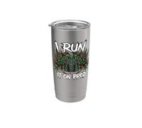 Coder DevOps I Run It On Prod Hacker Skull Vaso térmico de acero inoxidable de doble pared