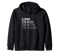 Coder Gift The Man Myth Legend Sudadera con Capucha