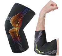 Codera deportiva, Coderas Epicondilitis, Codera de compresión para tendinitis Soporte de codo, Vendaje para codo antideslizante, Coderas para gimnasio, para tenis, culturismo, golf (L)