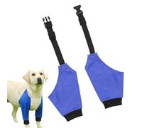 Codera para perro, manga protectora ajustable, material de poliéster de algodón suave, diseño cómodo y transpirable, para perros y cachorros, recuperación postoperatoria, soporte alternativo para las