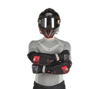 §Coderas Acerbis X-Soft Negro-Rojo§