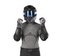 Leatt 3DF Hybrid Protectores de codo, negro, tamaño L XL para Hombres