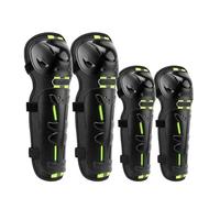 Coderas reflectantes Rodilleras para ciclismo Rodilleras para motocicleta, conjunto de cuatro piezas para todas las estaciones, universales, a prueba de viento, cálidas, anticaída, para otoño e invier