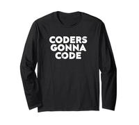 Coders Gonna Code Design for Developers And Programmers Manga Larga