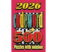 codewords puzzle book for adults 2026: 500 puzzles with solution