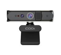 CODi Allocco HD 1080P Windows Hello - Cámara web con reconocimiento facial IR y micrófono con cancelación de ruido, enfoque automático, USB-A, montaje en trípode