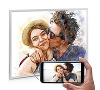 codiarts. Tu foto al estilo de una pintura en color (obra de arte digital), como archivo, póster o con marco de aluminio, boda, pareja de amantes, bebé, regalo fotográfico, niños, abuelos