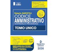 Codice amministrativo 2026 normativo per il concorso in Magistratura. Nuova ediz.