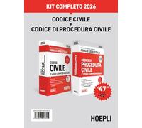 Codice civile + Codice di procedura civile. Kit completo 2026 (Codici e leggi d'Italia)