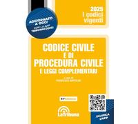 Codice civile e di procedura civile e leggi complementari. Con App Tribunacodici (I codici vigenti)