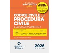 Codice civile e di procedura civile plus aprile 2026 aggiornato al mercato dei capitali (Codici plus)
