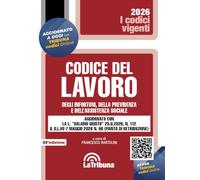Codice del lavoro, degli infortuni, della previdenza e dell'assistenza sociale. Aggiornato con la L. «salario giusto» 25.6.2026, n. 112 il D.L.VO 7 ... (parità di retribuzione) (I codici vigenti)