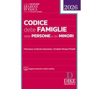 Codice delle famiglie delle persone e dei minori. Con aggiornamento codice online (Le leggi in tasca)