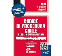 Codice di procedura civile e leggi complementari (I codici vigenti)