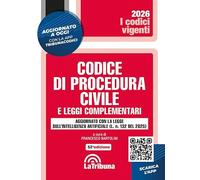 Codice di procedura civile e leggi complementari (I codici vigenti)