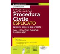 Codice di procedura civile spiegato articolo per articolo. Con leggi complementari e formulario. Con APP CODICI SIMONE per un codice sempre aggiornato (Codici. Collana legislativa)