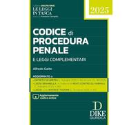 Codice di procedura penale e leggi complementari Pocket 2025. Con aggiornamento codice online (Oscar Dike)