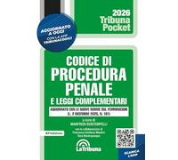 Codice di procedura penale e leggi complementari (Tribuna pocket)