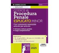 Codice di procedura penale. Esplicato minor. Con App Codici Simone per un codice sempre aggiornato (Codici. Collana legislativa)