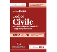 Codice normativo di Diritto Civile 2026 per il concorso in Magistratura