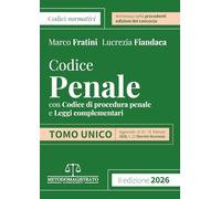 Codice normativo di diritto penale 2026 per il concorso in Magistratura. Nuova ediz.