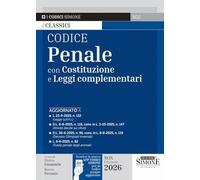 Codice penale con Costituzione e leggi complementari. Con APP CODICI SIMONE per un codice sempre aggiornato (Codici. Collana legislativa)