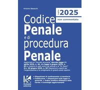 Codice penale e di procedura penale 2025. Aggiornato al Decreto sicurezza D.L. n. 48/2025, alla L. n. 82/2025 in materia di reati contro gli animali e ... grandi eventi sportivi. Nuova ediz. (Codici)