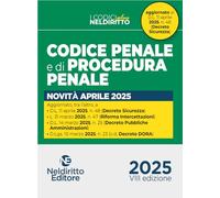Codice penale e di procedura penale normativo Plus. Aprile 2025. Aggiornato al D.L. Sicurezza (I codici Neldiritto plus)