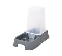 CODICO Dispensador de Agua y alimento para Gatos, Color Gris, 1,5 l