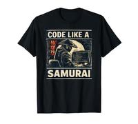 Codifica como un Samurai Programador Japonés Desarrollador de Software Camiseta