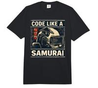 Codifica como un Samurai Programador Japonés Desarrollador de Software Comfort Colors Adult Heavyweight T-Shirt