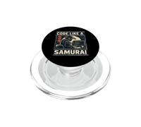 Codifica como un Samurai Programador Japonés Desarrollador de Software PopSockets PopGrip para MagSafe