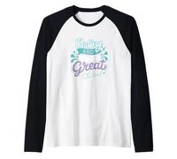 Codificación y yo Hago un Gran Equipo Programador desarrollador Friki Juego de Palabras Camiseta Manga Raglan