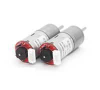 Codificador de correa 370 DC Motor de desaceleración velocidad Metal caja de cambios Motor de desaceleración 6v12v24(46rpm,24V)