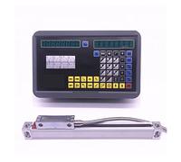 Codificador De Escala Lineal, Kit Dro De 1 Eje, Lectura Digital Dro Con Sensor Codificador Lineal De Escala Lineal Ttl De 0-1000 Mm, 0,001 Mm Y 0,005 Mm, 5 V Cc, Para Torno, Gcs900, Pantalla 1D.