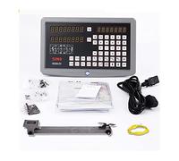 Codificador de Escala Lineal, Metal 2-Eje SDS6-2V KA300 Y Ka500 Pequeñas escalas lineales Longitud del codificador 0-1020mm Tornos y fresado y máquinas de perforación(One Piece DRO)