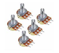 Codificador de interruptor 5 unids/lote WH148 Kit azul potenciómetro película carbono 15mm 3 pines B1K 2K 5K 10K 20K 50K 100K 250K 500K 1M tapa perilla giratorio(1M Ohm)