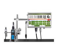 Codificador de inyección de tinta for impresora pequeña, codificador de inyección de tinta en línea de 12,7 mm/25,4 mm con pantalla táctil, máquina de codificación de fecha multilingüe, máquina de cod