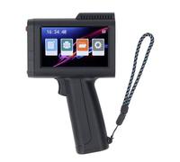 Codificador de Inyección de Tinta, Impresora de Inyección de Tinta Portátil Ergonómica, Interfaz Altamente Compatible con Cartucho de Tinta de Metal de Vidrio (Enchufe de la UE