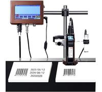Codificador de lotes en línea for impresora de inyección de tinta, máquina codificadora de inyección de tinta automática de 12,7 mm/25,4 mm, codificadora de fecha for línea de producción(12.7mm)