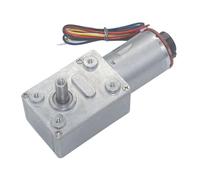 Codificador de Motor de engranaje helicoidal Turbo JGY370 DC 6V 12V 24V eléctrico de alto Torque autobloqueo Motor de engranaje de reducción de baja velocidad(No Bracket,10 RPM,12V)