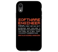 Codificador de programación de definición de desarrollador de Ingeniero de Software Carcasa para iPhone XR