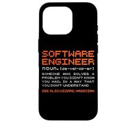 Codificador de programación de definición de desarrollador de Ingeniero de Software Carcasa para iPhone 16 Pro