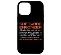 Codificador de programación de definición de desarrollador de Ingeniero de Software Carcasa para iPhone 12 Pro MAX