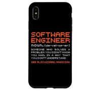 Codificador de programación de definición de desarrollador de Ingeniero de Software Carcasa para iPhone XS MAX