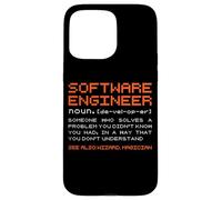 Codificador de programación de definición de desarrollador de Ingeniero de Software Carcasa para iPhone 15 Pro MAX