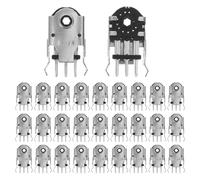 Codificador de Rueda de Ratón 11mm Metal 100piezas para Reparación | Repuesto Interno, Función Precisa, Color Plata, para Mouse de Ordenador, Taller Electrónico y Gaming